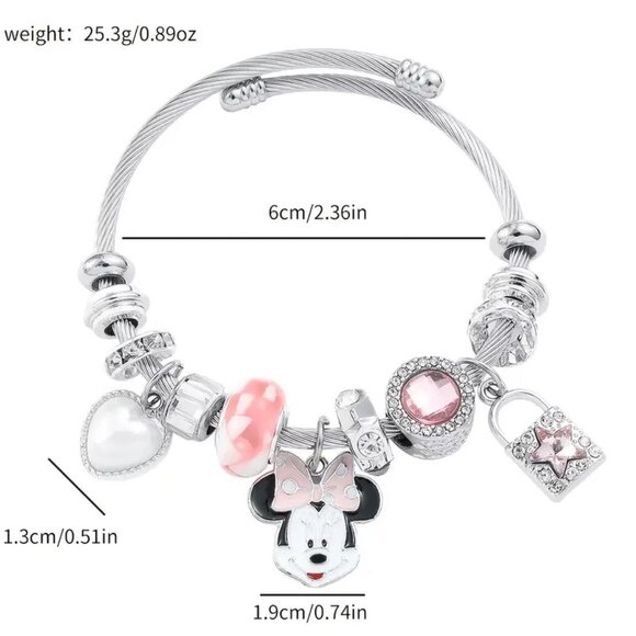 New Mouse Charm Bracelet - Picture 2 of 2